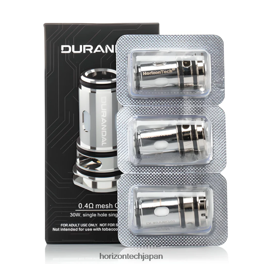HorizonTech Durandal コイル（3個パック） 0.4Ω（3個パック） XXXF15 Horizon Tech Vape