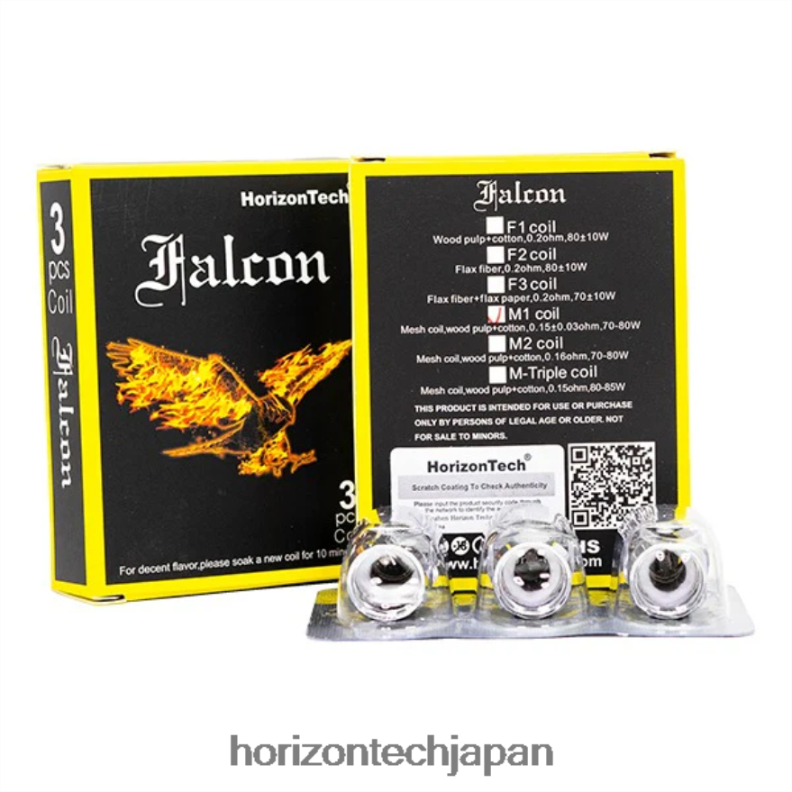 HorizonTech Falcon コイル（3個パック） m1メッシュコイル 0.15Ω XXXF162 Horizontech Tokyo