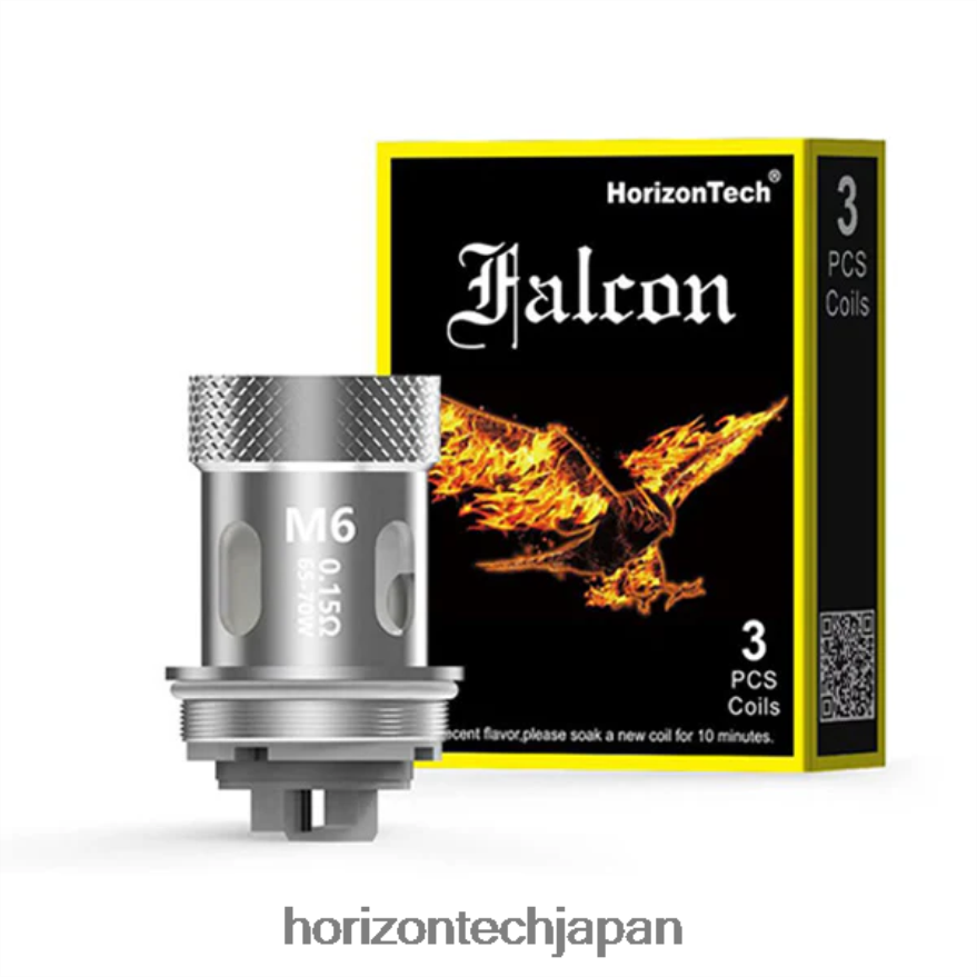 HorizonTech Falcon コイル（3個パック） m6 0.15Ω（3個パック） XXXF167 Horizon Tech Vape Coils